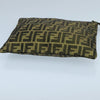 Fendi Vintage Zip Pouch Zucca Canvas