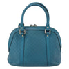 Gucci Convertible Dome Satchel Guccissima Leather