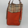 Secondhand Burberry Canterbury Panels Tote Haymarket Coated Canvas and