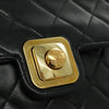 Secondhand Chanel Vintage CC Pushlock Flap Bag Quilted