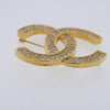 Secondhand Chanel CC Brooch Gold