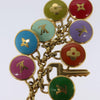 Louis Vuitton Pastilles Cles Bag Charm and Key Holder Metal and Enamel