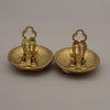 Secondhand Chanel Vintage CC Round Clip-On Earrings