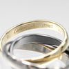 Secondhand Cartier Trinity Ring 18 yellow gold / K18 white gold / ceramic