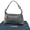 Secondhand Chanel Vintage Wood Chain CC Shoulder Bag Caviar