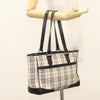Secondhand Burberry Nova Check Tote Canvas and