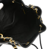 Secondhand Chanel Deauville Drawstring Bucket Bag Studded Caviar