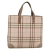 Secondhand Burberry Nova Check Tote canvas check pattern