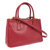 Prada Double Zip Lux Tote Saffiano Leather