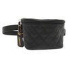 Secondhand Chanel Zip Around Belt Bag Quilted Caviar
