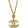 Secondhand Chanel Vintage Giant CC Pendant Long Necklace