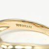 Secondhand Tiffany & Co. Heart Band Ring 18K Yellow Gold with Diamonds