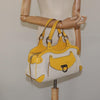 Secondhand Salvatore Ferragamo Gancini handbag Canvas and