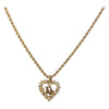 Secondhand Christian Dior Vintage CD Heart Pendant Necklace