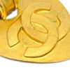 Secondhand Chanel Vintage CC Heart Clip-On Earrings