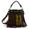 Secondhand Saint Laurent Fringe Emmanuelle Bucket Bag