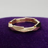 Secondhand Gucci Link to Love Studded Ring 18K Yellow