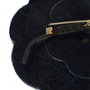 Secondhand Chanel Camellia Brooch Navy Denim Jeans Jewelry