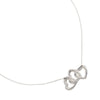 Secondhand Tiffany & Co. Triple Heart Pendant Necklace Sterling