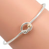 Secondhand Tiffany & Co. Love Knot Bracelet Sterling Silver and 18K Yellow