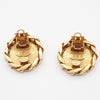 Secondhand Chanel Vintage CC Round Clip-On Earrings