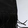 Prada Fringe Flap Crossbody Bag Leather