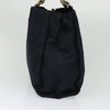 Secondhand Prada Metal Handles Tote Tessuto
