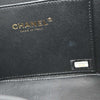 Secondhand Chanel CC Top Handle Vanity Case with Chain Quilted Caviar