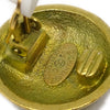 Secondhand Chanel Vintage CC Round Clip-On Earrings