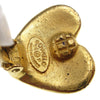 Secondhand Chanel Vintage CC Heart Clip-On Earrings