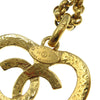 Secondhand Chanel CC Heart Pendant Necklace