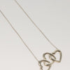Secondhand Tiffany & Co. Triple Heart Pendant Necklace Sterling