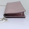 Christian Dior Lady Dior Croisiere Chain Wallet Micro Cannage Metallic Calfskin
