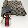 Secondhand Gucci Vintage Double Belt Bag GG Canvas with