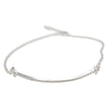 Secondhand Tiffany & Co. T Smile Chain Bracelet 18K White