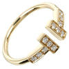 Secondhand Tiffany & Co. T Wire Ring 18K Yellow