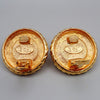 Secondhand Chanel Vintage Round Clip-On Earrings Metal with Faux
