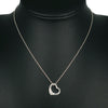 Secondhand Tiffany & Co. Elsa Peretti Open Heart Pendant Necklace Sterling