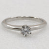 Secondhand Tiffany & Co. Tiffany Setting Solitaire Ring Platinum with RBC Diamond