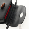 Gucci Vintage Convertible Bamboo Top Handle Bag Leather
