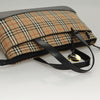 Secondhand Burberry Nova Check Handbag Nova Check Canvas and