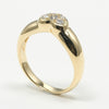Secondhand Tiffany & Co. Heart Band Ring 18K Yellow Gold with Diamonds
