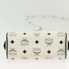 Secondhand MCM Visetos logogramme Handbag Canvas and