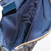 Christian Dior Vintage Saddle Bag Diorissimo Canvas