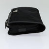 Secondhand Prada Logo Pouch Black Nylon Accessories