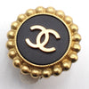 Secondhand Chanel Vintage Round CC Clip-On Earrings