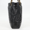 Chanel Vintage Shopping Tote Quilted Lambskin