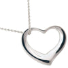 Secondhand Tiffany & Co. Elsa Peretti Open Heart Pendant Necklace Sterling