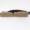 Gucci Vintage Double Belt Bag GG Canvas with Leather