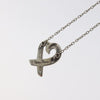 Secondhand Tiffany & Co. Paloma Picasso Loving Heart Pendant Necklace Silver 925